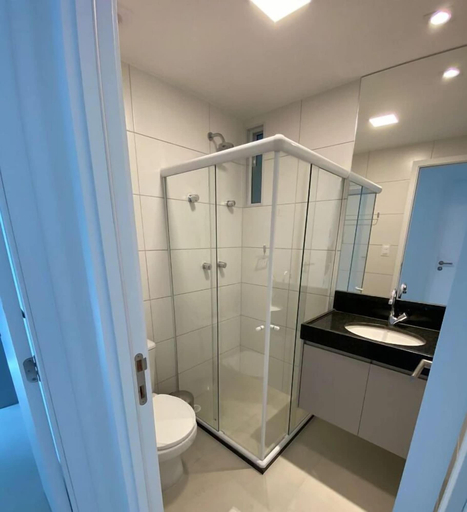 Bathroom, Edificio Promenade II Apt 1108, Maceió (capital)