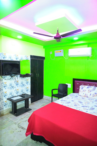 Bedroom 2, DhamStay Hotel Ashoka Royal Near Beach, Puri