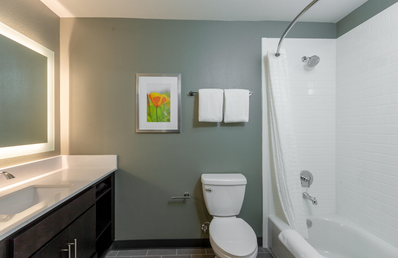 Bathroom 3, Extended Studio Hotel Ontario, San Bernardino