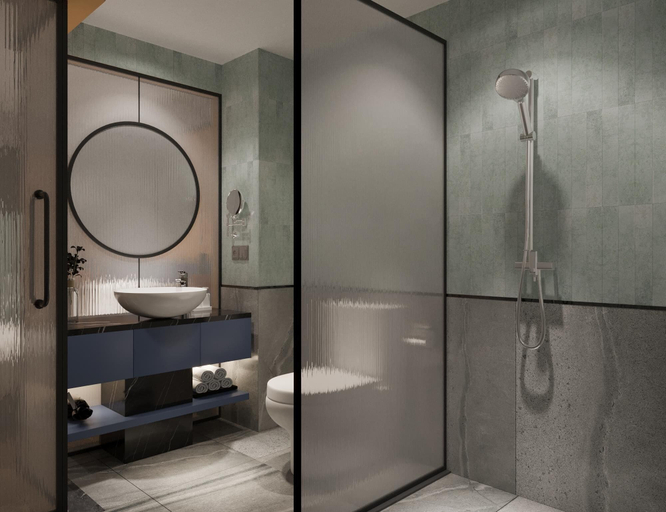 Bathroom 5, Solaria Tesori Hotel, Hoàn Kiếm