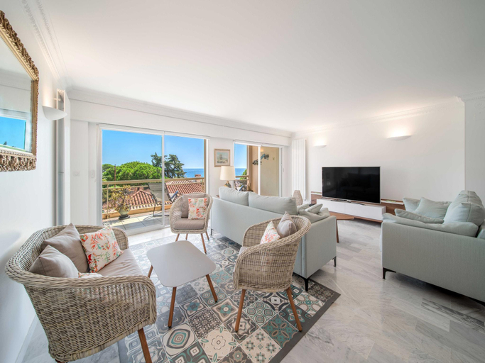 5, Renovated apartment 155m2 3BR6p - Cannes Palm Beach, Alpes-Maritimes