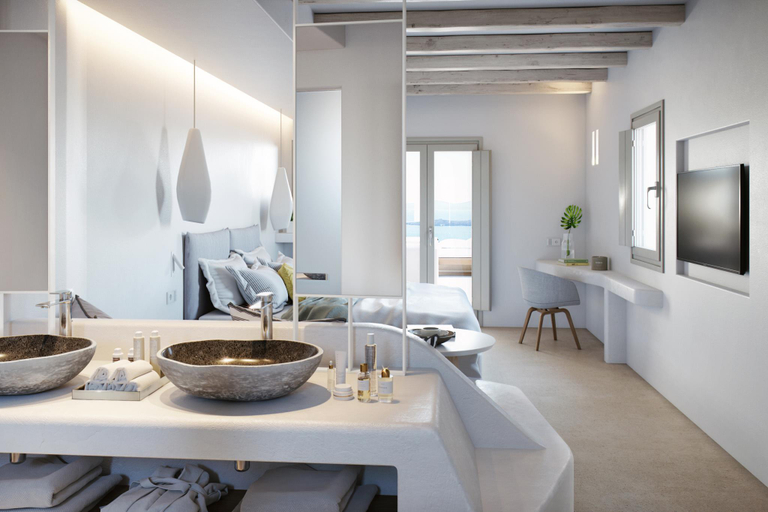 Bathroom 4, Ovea Mykonos, South Aegean