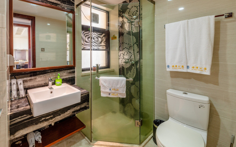 Bathroom 4, Fuwan Haitao Meishu Lingshui Haitang Bay, Hainan