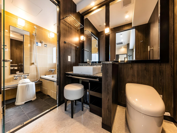 Bathroom 4, Apa Hotel & Resort Osaka Umeda Eki Tower, Osaka