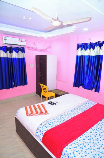 Bedroom 2, DhamStay Hotel Padoshi Near Beach Puri, Puri