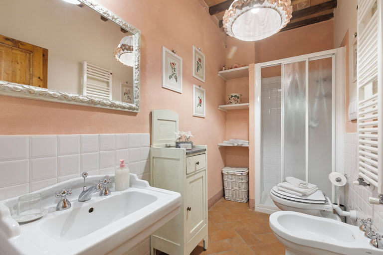Bathroom 3, Francigena Terrazza Shared Pool, Florence