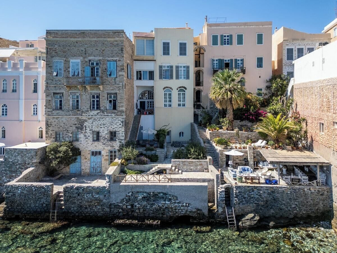 Room 3, Seaside Neoclassical Property in Vaporia Ermoupoli, South Aegean