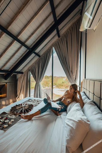 Bedroom 3, Amolas Villa Canggu, Balinese Muralism, Badung