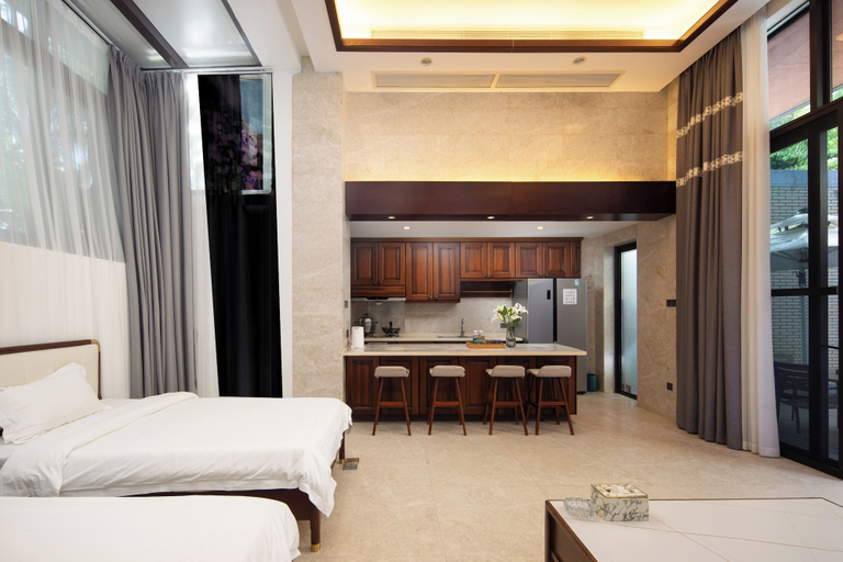 Bedroom 3, Fuwan Haitao Meishu Lingshui Haitang Bay, Hainan