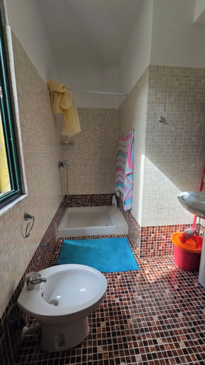 Bathroom 4, Tirent Apartment - Cozy Bedrooms Stay by Golem Beach., Durrësit