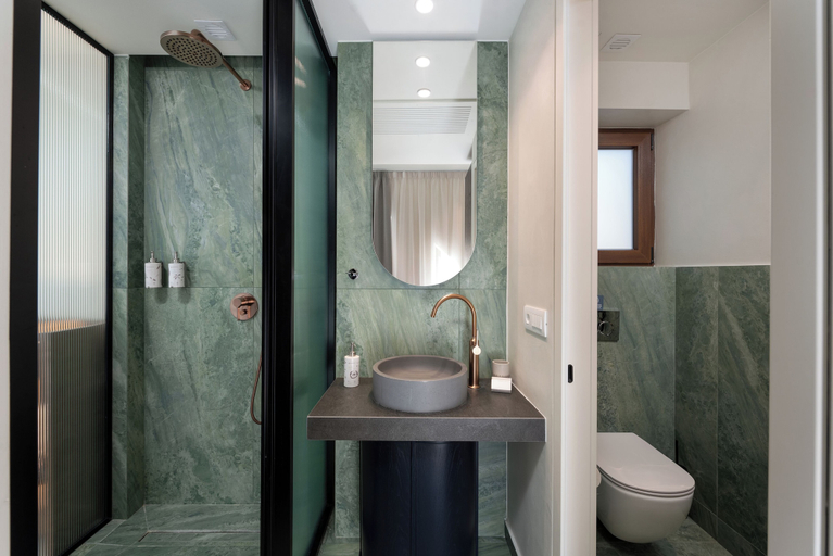 Bathroom 5, Elounda Stories Boutique Hotel, Crete