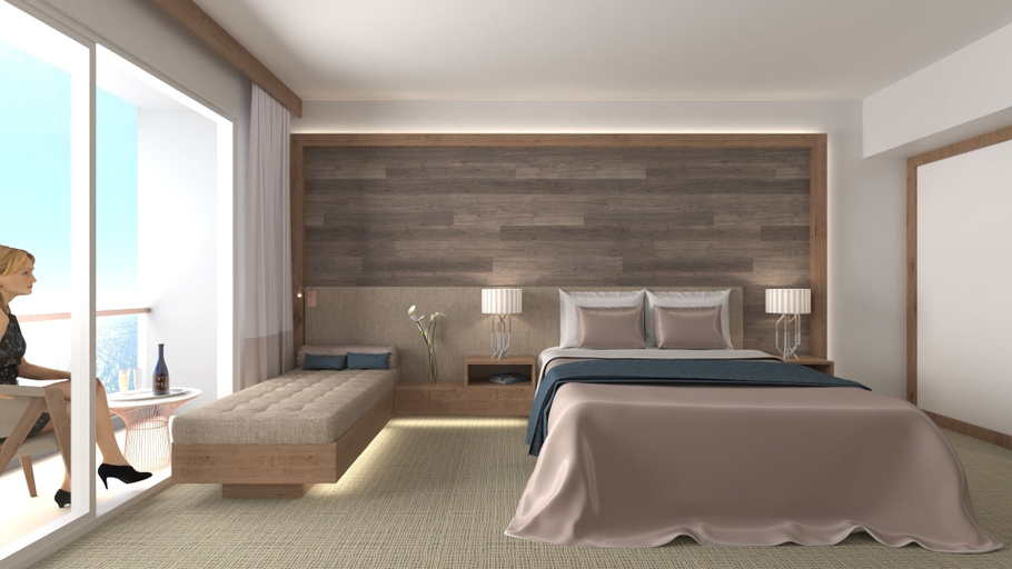 Bedroom 4, Design Plus Seya Beach Hotel, Çeşme