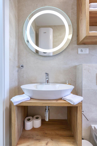 Bathroom 4, Apartments Bonaca with Jacuzzi, Privlaka