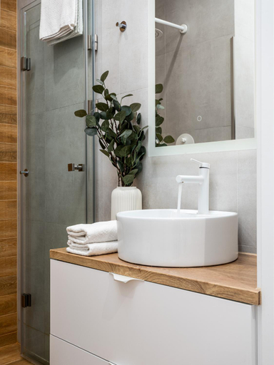 Bathroom 2, Kasprzaka 29 Wola Tower Free Garage By Perfect Apart, Warsaw