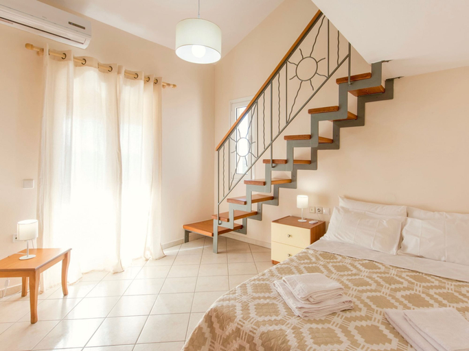 Bedroom 3, Villa in Crete With Pool & Olive Grove Views, Crete