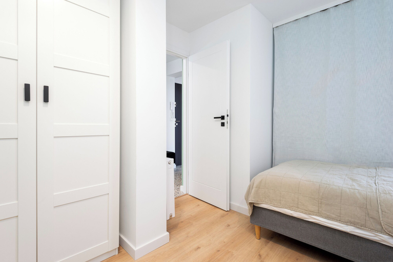 Bedroom, Boston by Kairos Apartments, Będzin