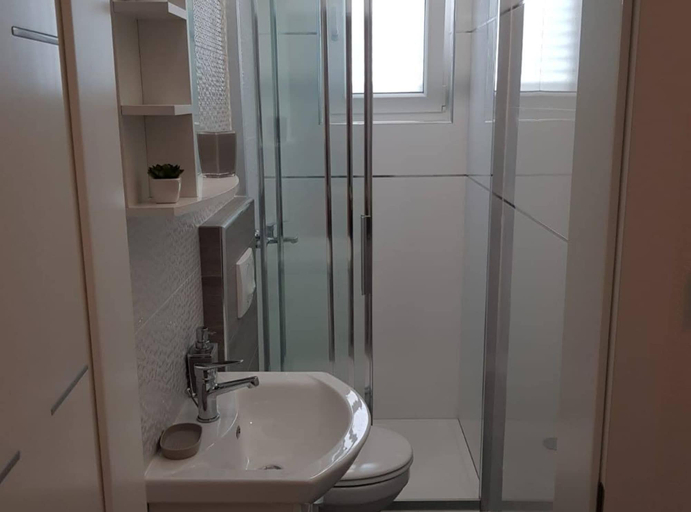 Bathroom 4, Apartments Sun Dance With Heated Pool, Novalja