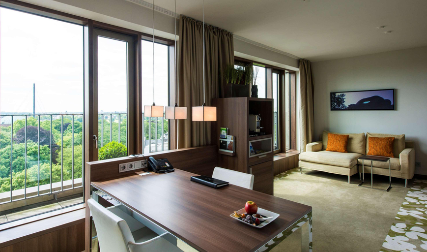 Bedroom 2, Meliá Düsseldorf, Düsseldorf