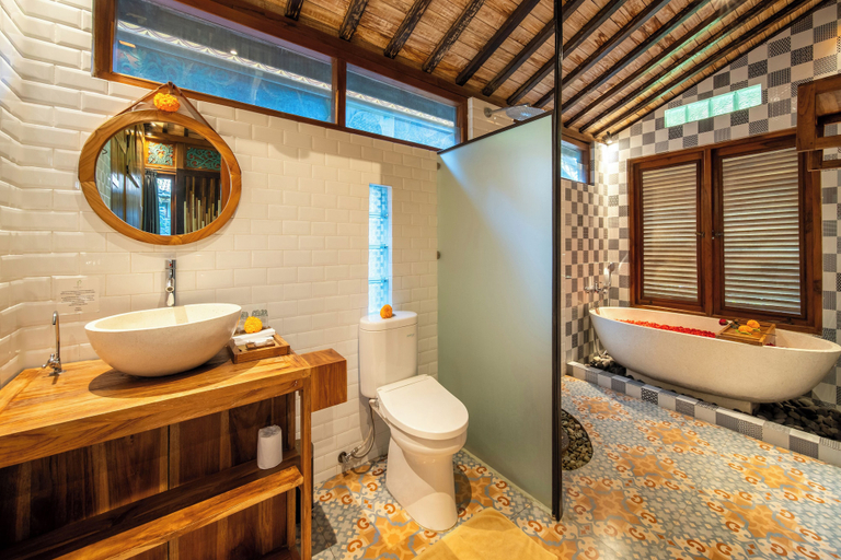 Bathroom 5, Parvati Retreat Villas, Gianyar
