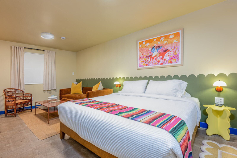 Bedroom 1, Siesta Motel, La Plata