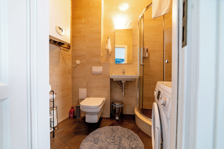 Bathroom, Luxury European Apartment, Kraków City
