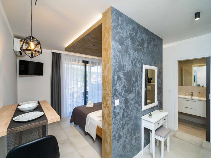 Bedroom, Apartments Villa Arcadia - Studio Apartment with Hot Tub, Pojezerje