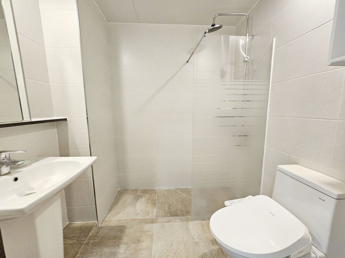 Bathroom 3, Jeju Hill Hotel, Jeju