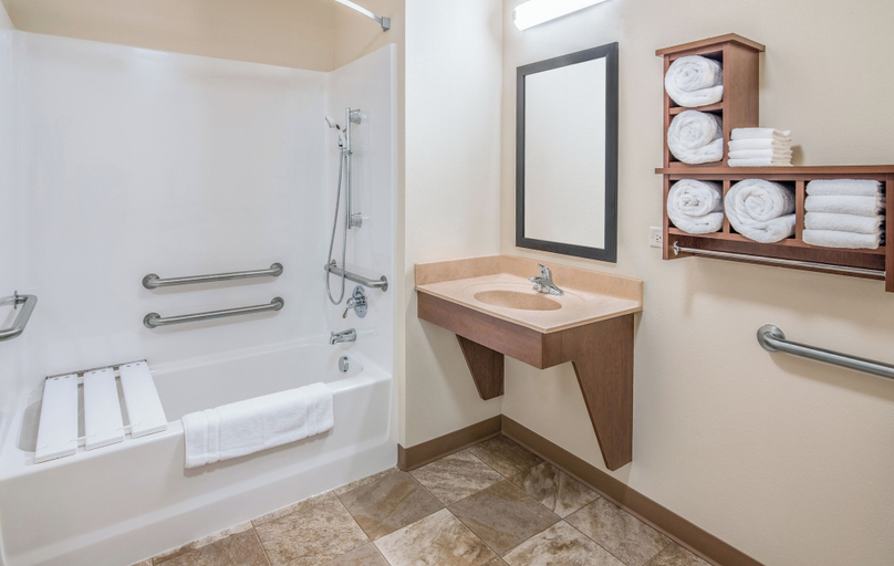 Bathroom 4, My Place Hotel - Ft. Pierre, SD, Stanley