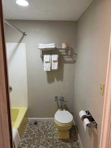 Bathroom 4, Town & Country Motel, De Witt