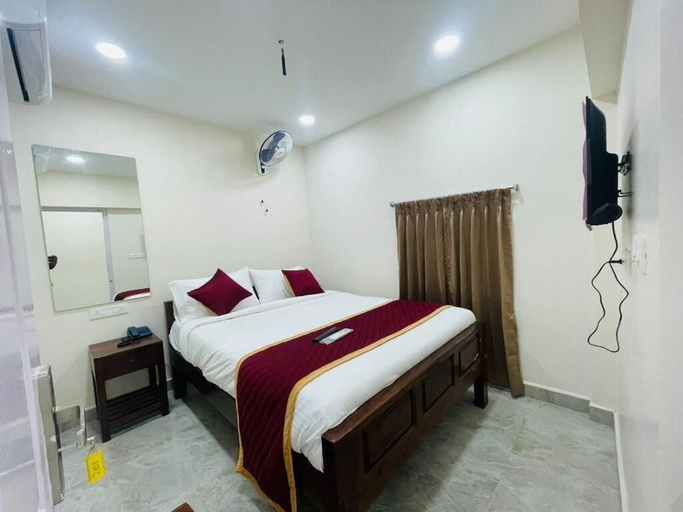 Bedroom 2, KS Rever Residency, Puducherry