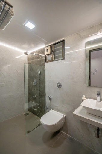 Bathroom 2, Green Velvet Resort - Near Pawna Lake, Pune