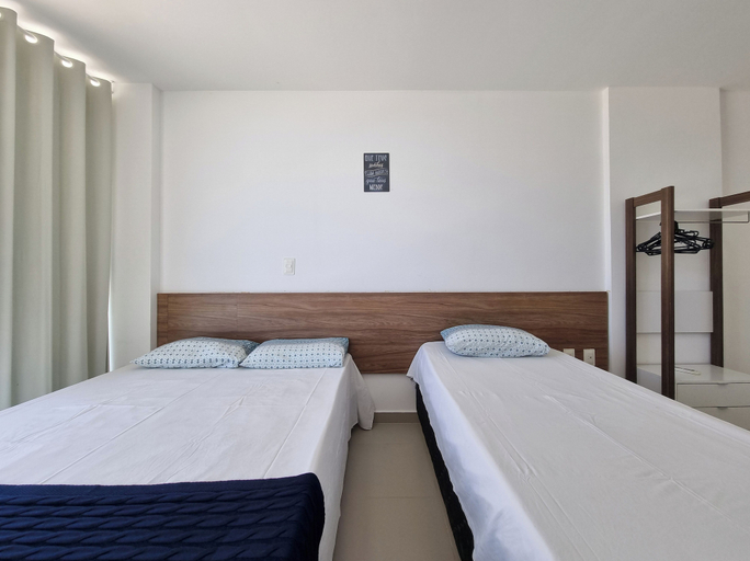 Bedroom 3, Apto Completo Vista Mar, Ate 7 Pessoas + Pet, Barra de São Miguel