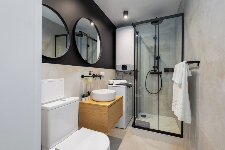 Bathroom 4, New York by Kairos Apartments, Siemianowice Śląskie