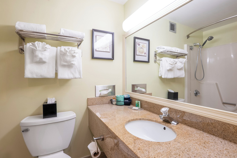 Bathroom 4, Fireside Inn & Suites West Lebanon, Grafton