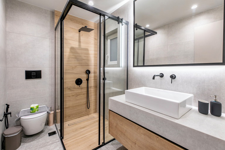 Bathroom 4, Avia Deluxe Studio- Athens Modern Escape, Attica