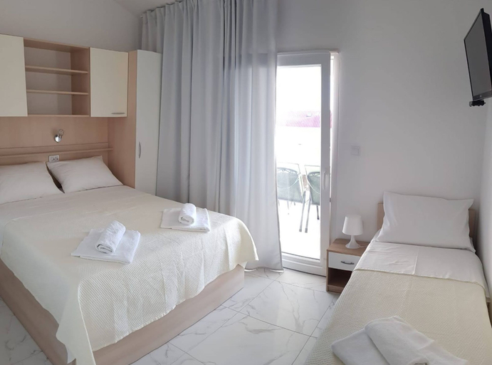 Bedroom 3, Apartments Sun Dance With Heated Pool, Novalja