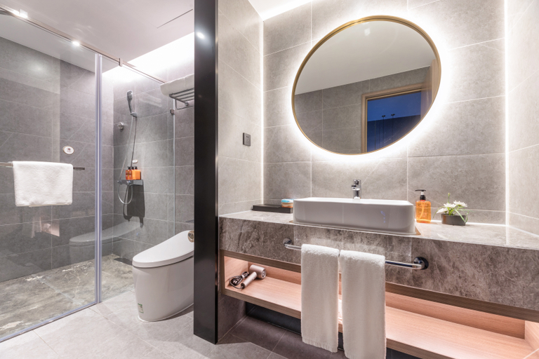 Bathroom 3, Orange Hotel Huangshan Tunxi Old Street Liyang Impression, Huangshan
