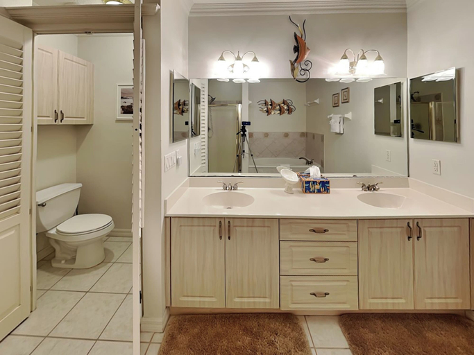Bathroom 2, South Beach Club 205 by Distinctive Beach Rentals, Flagler