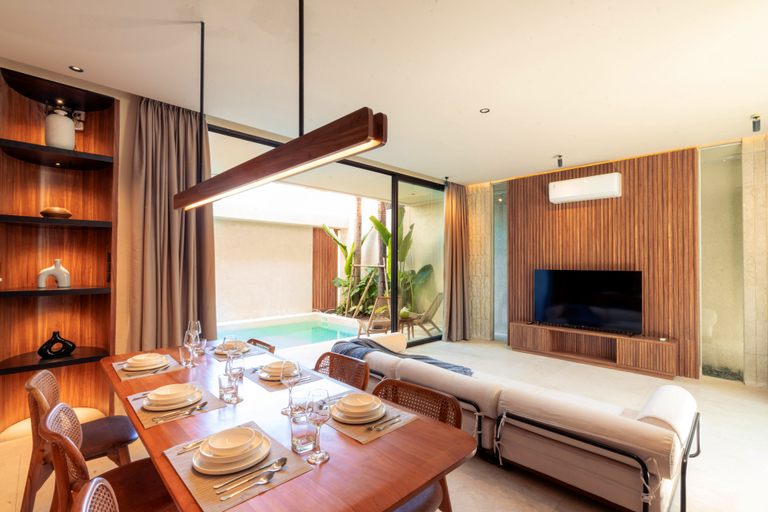 Bedroom 5, Saamu Luxury Private 3BR Villa Berawa Canggu, Badung
