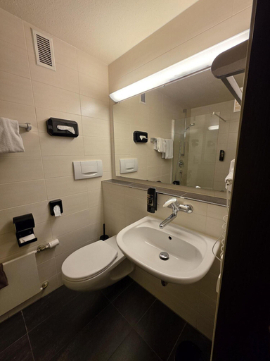 Bathroom 4, Hotel Sonne Post, Rems-Murr-Kreis
