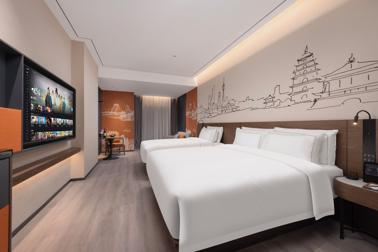 Bedroom 3, UrCove by Hyatt Xi'an Bell Tower Huimin Street, Xi'an