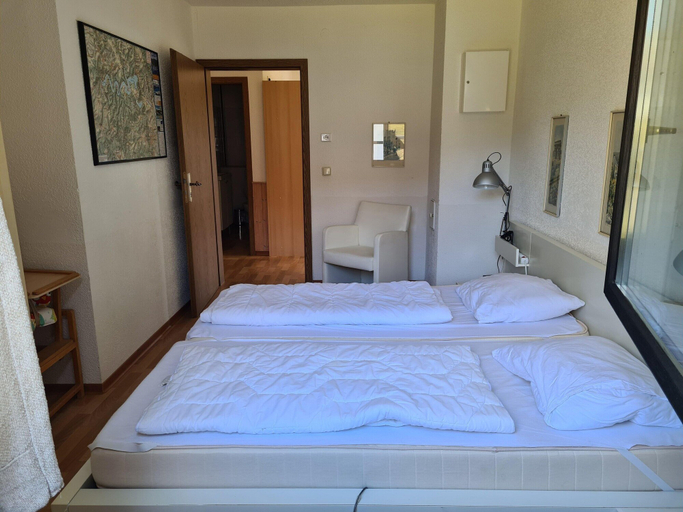 Bedroom 2, Spacious Apartment near Lake in Frankenau, Waldeck-Frankenberg