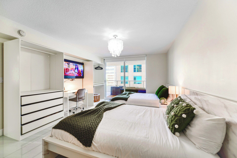 Bedroom 3, 1200 Brickell - Miami stay - We Host, Miami-Dade