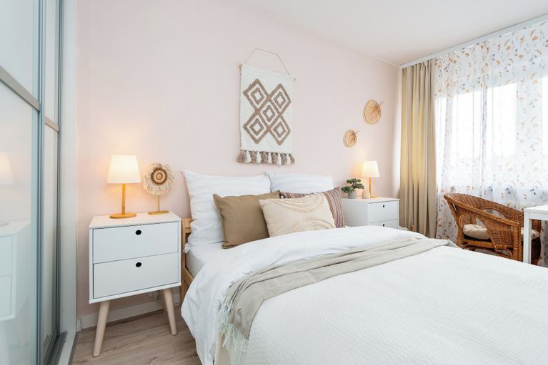 Bedroom 3, Opal - by Kairos Apartments, Gliwice City