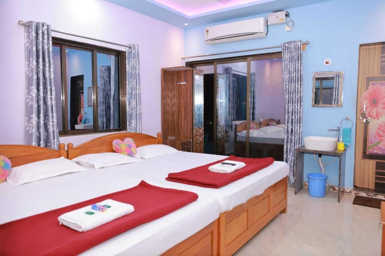 Bedroom 2, Sai Sagar Beach Resort Kunkeshwar, Sindhudurg