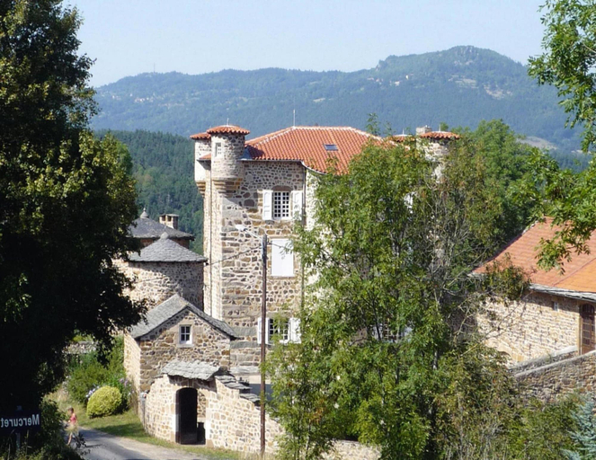 View from property 5, Rural Pool Retreat in the Hills, Haute-Loire