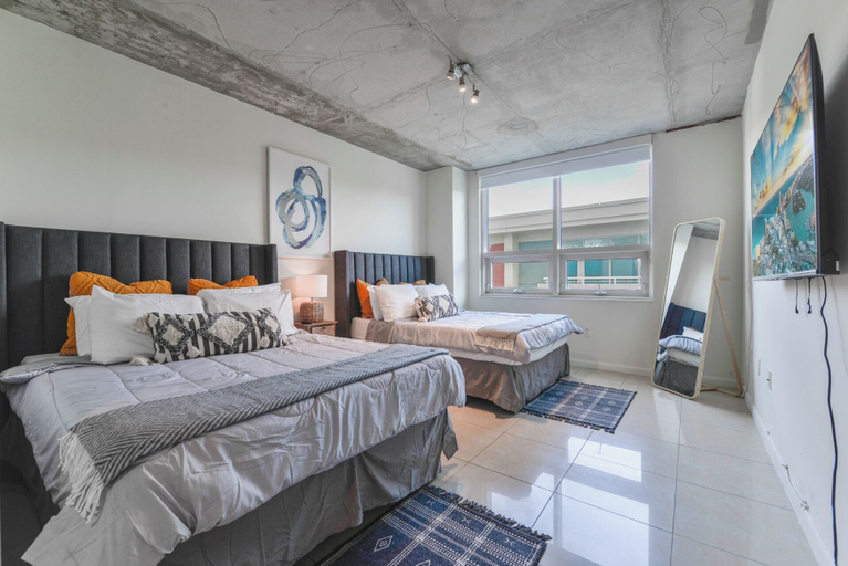 Bedroom 4, Modern Condos in Midtown Miami, Miami-Dade