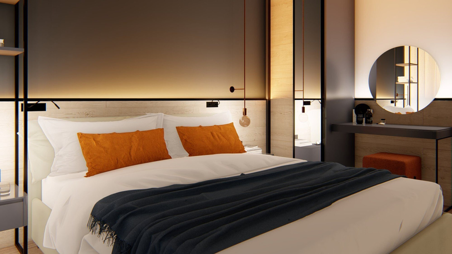 Bedroom 2, Citadines Maslak Istanbul, Şişli