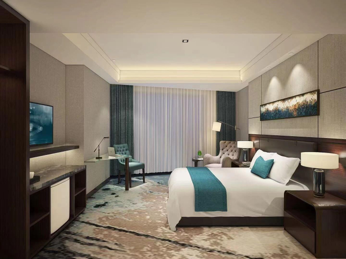 Bedroom 2, Jin Jiang Royal Palace Hotel, Jiaxing