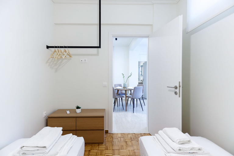 Wardrobe, Modern 2-Bedroom Apartment in Downtown Glyfada, Attica